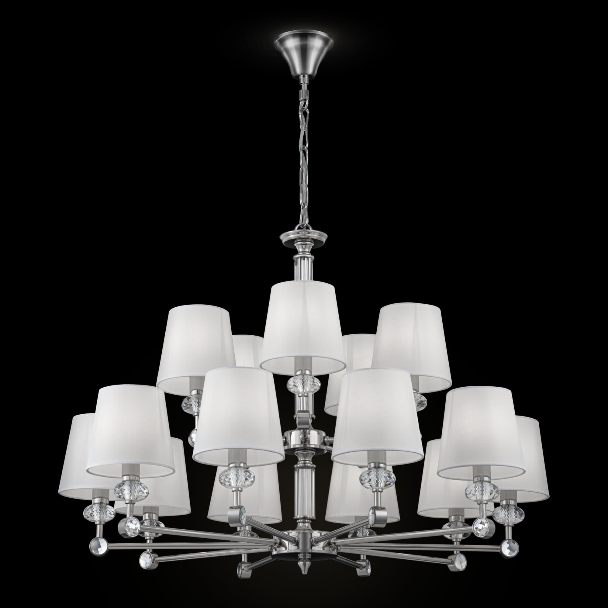 Maytoni Neoclassic Riverside Хром Люстра E14 40W MOD018PL-15CH — миниатюра 3