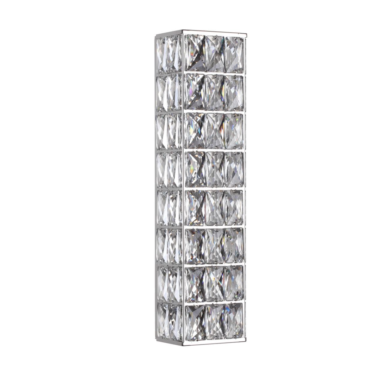 Odeon Light 4927/9WL L-VISION ODL24 483 хром/металл/хрусталь Настенный светильник LED 9W 4000K 508Лм PANTA