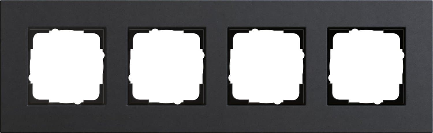 Gira ESP Lenoleum-Multiplex Антрацит Рамка 4-ая 0214226