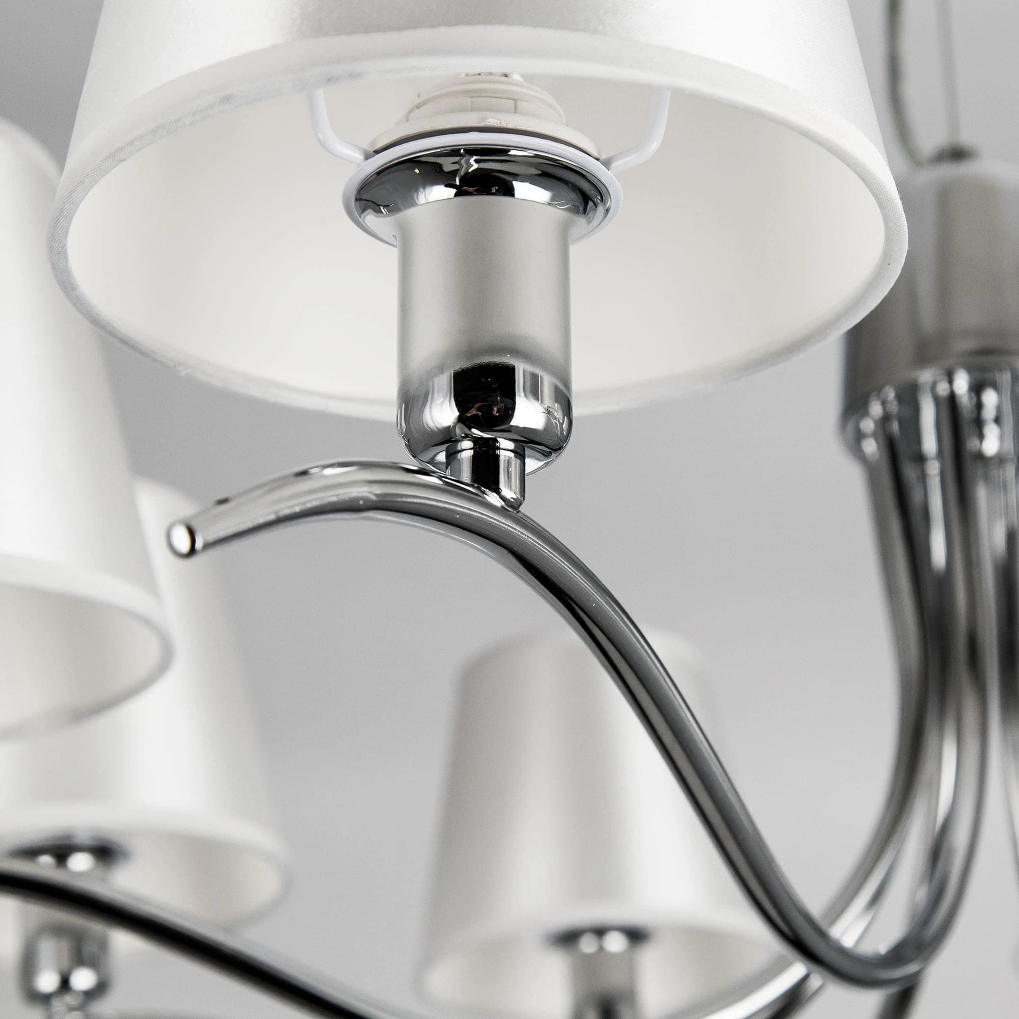Citilux CL439181 Эмма Хром+Белый Светильник Люстра — миниатюра 13