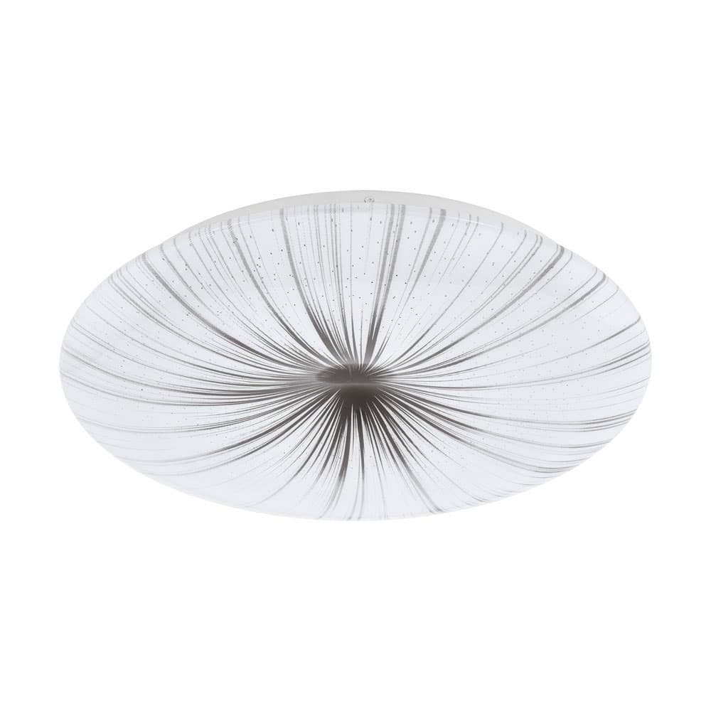 Eglo 98325 Светодный потолочный светильник NIEVES, 24W (LED), 410, H65, 2400lm, cталь, белый, /пластик, белый
