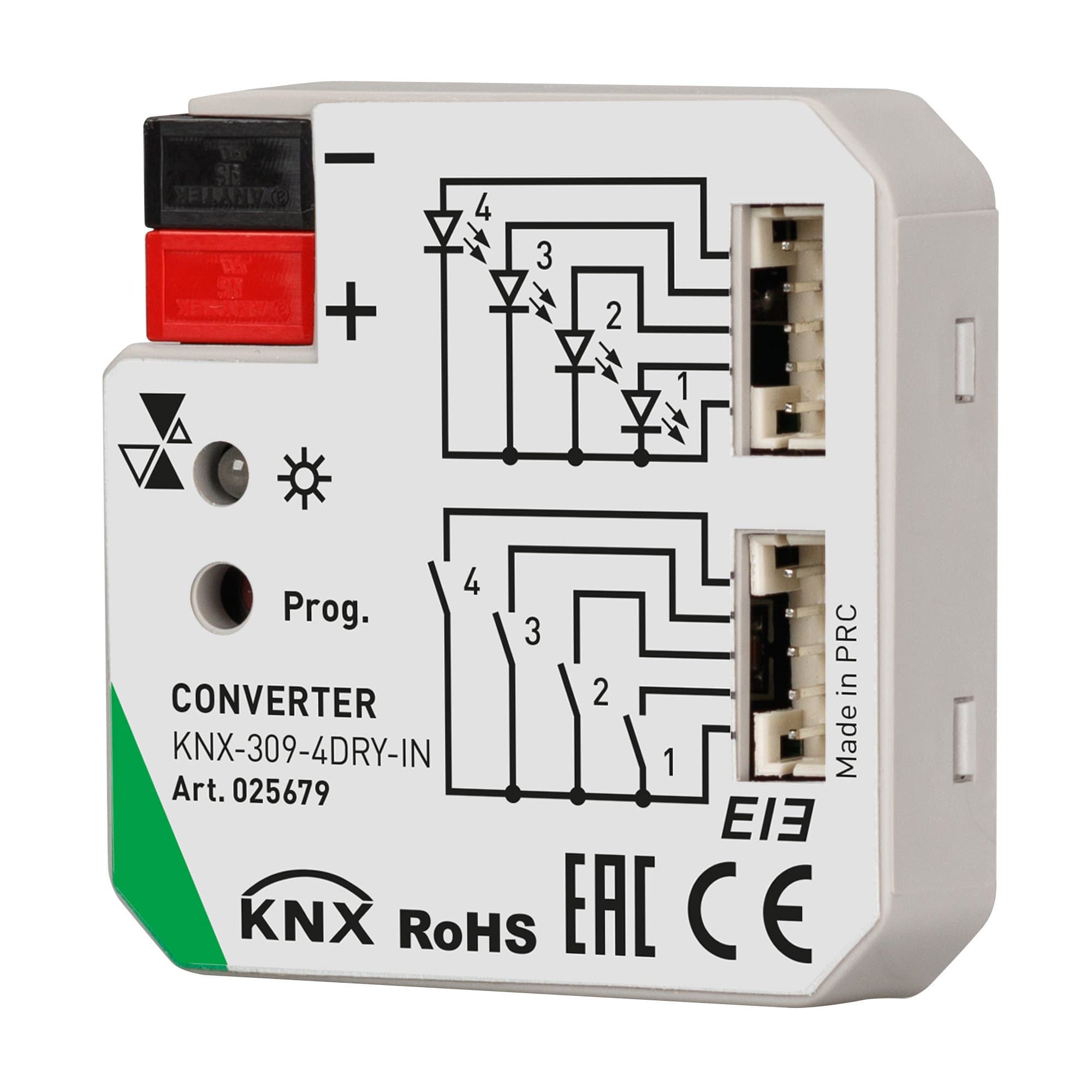 Arlight INTELLIGENT Конвертер KNX-309-4DRY-IN (BUS) (INTELLIGENT Пластик) 025679 — миниатюра 1