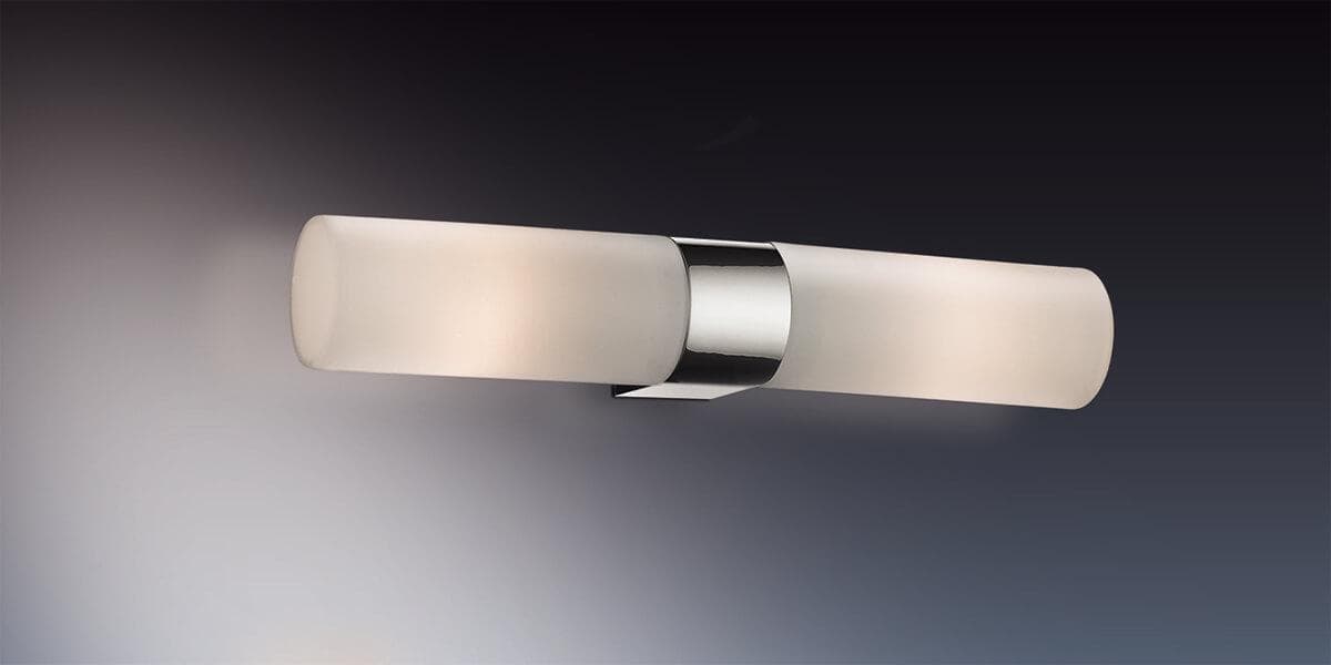 Odeon Light Светильник настенный 2137/2W ODL11 727 хром IP44 E14 2*40W 220V WANT — миниатюра 2