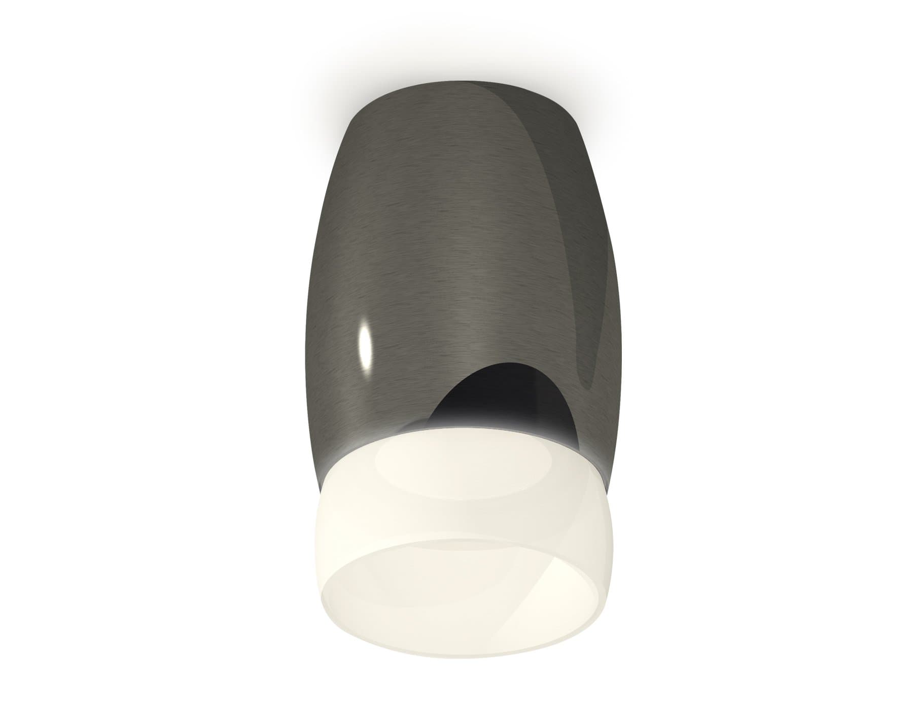 Ambrella Комплект накладного светильника с акрилом XS1123024 DCH/FR черный хром/белый матовый MR16 GU5.3 (C1123, N7177) — миниатюра 1