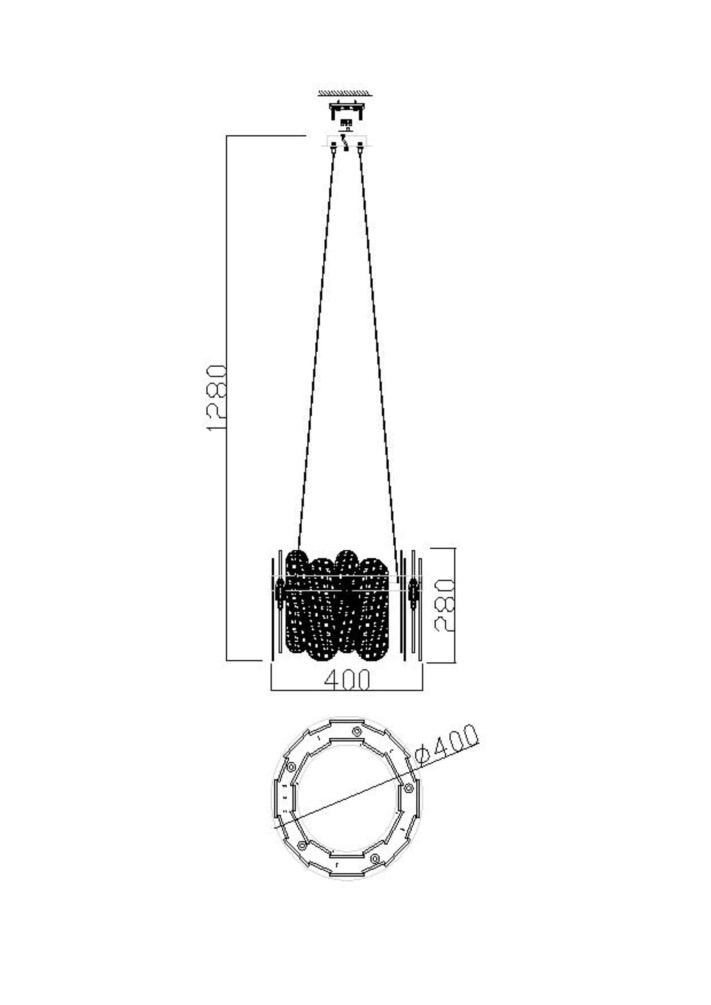 Freya Deserto Подвесной светильник FR5141PL-05BS — миниатюра 4