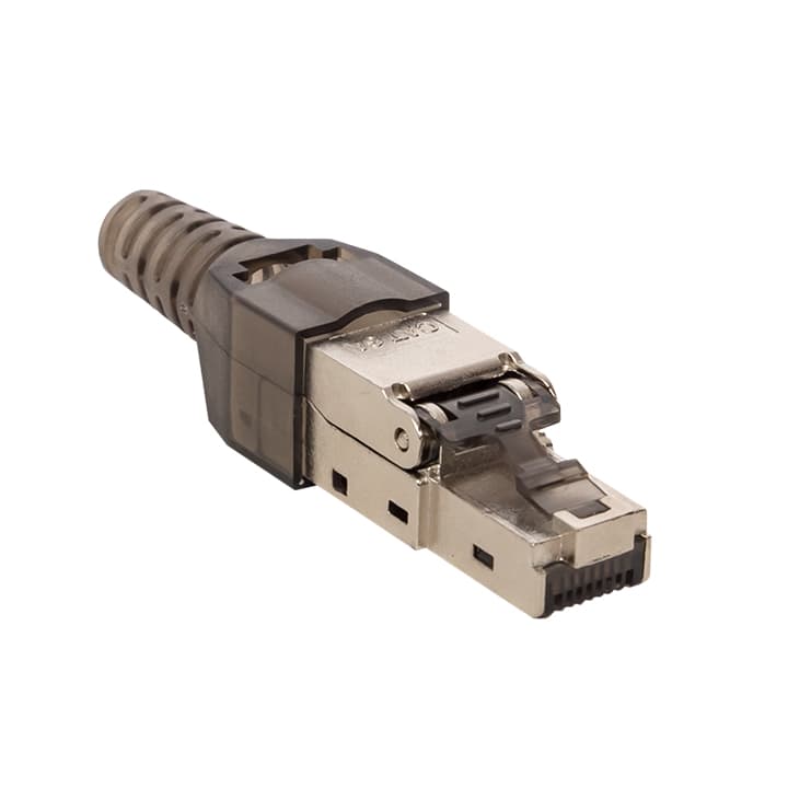 EKF TeraLINK PRO Коннектор TeraLINK PRO полевой заделки RJ-45 (8P8C) экранированный STP для кабеля Cat.6A — миниатюра 2
