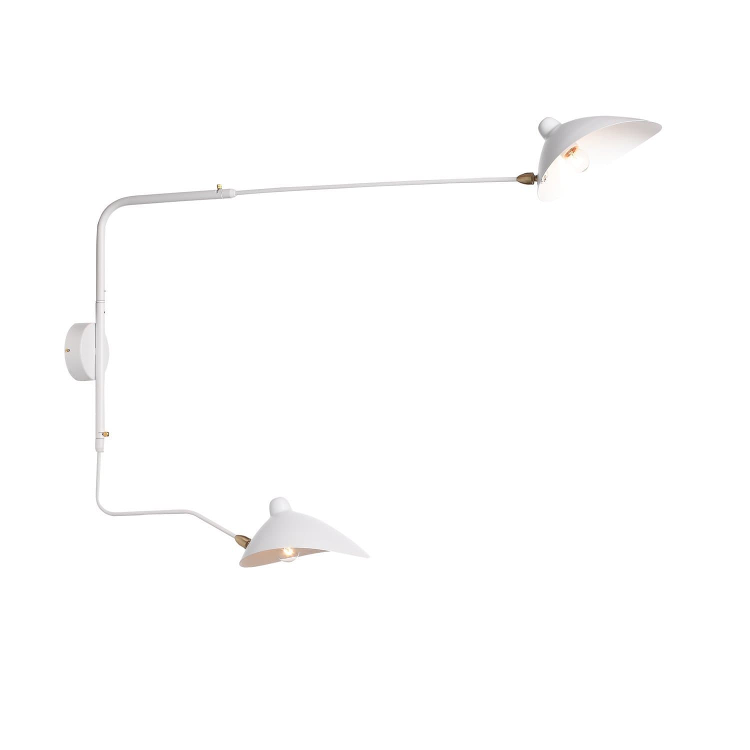 ST Luce SL305.501.02 Светильник настенный Белый/Белый E27 2*60W
