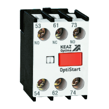 КЭАЗ Блок контактный OptiStart K-FX-48412 фронтальный 1НО+2НЗ для F-09..(A)F-150 и FR
