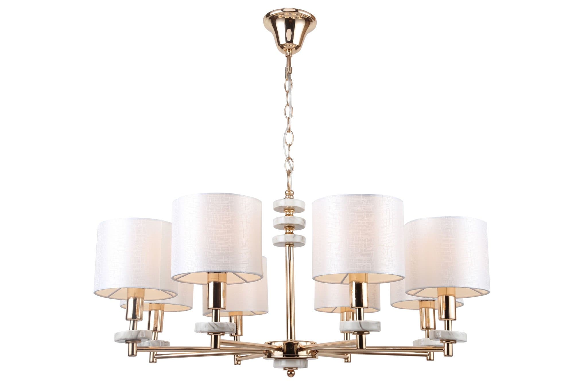 Freya Modern Tiana Золото Люстра E14 40W FR5015PL-08G — миниатюра 2