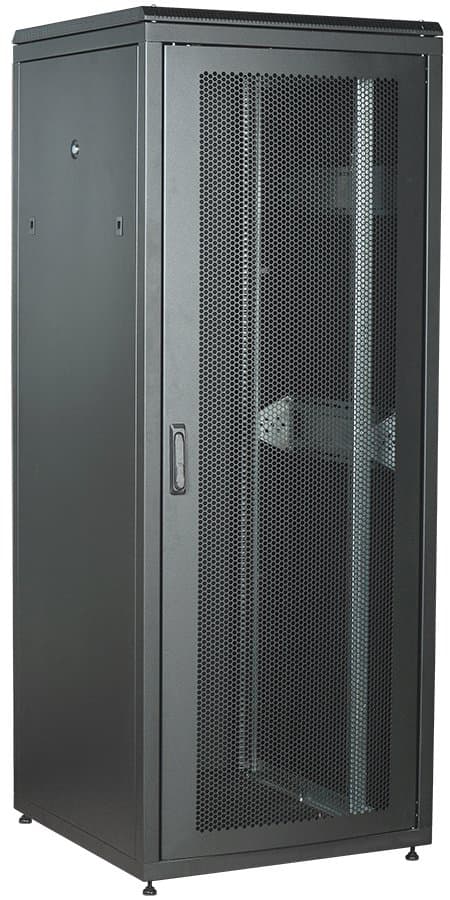IEK LINEA N ITK 38U 800х800мм перфорированная передняя дверь, задняяя металлическая черный LN05-38U88-PM