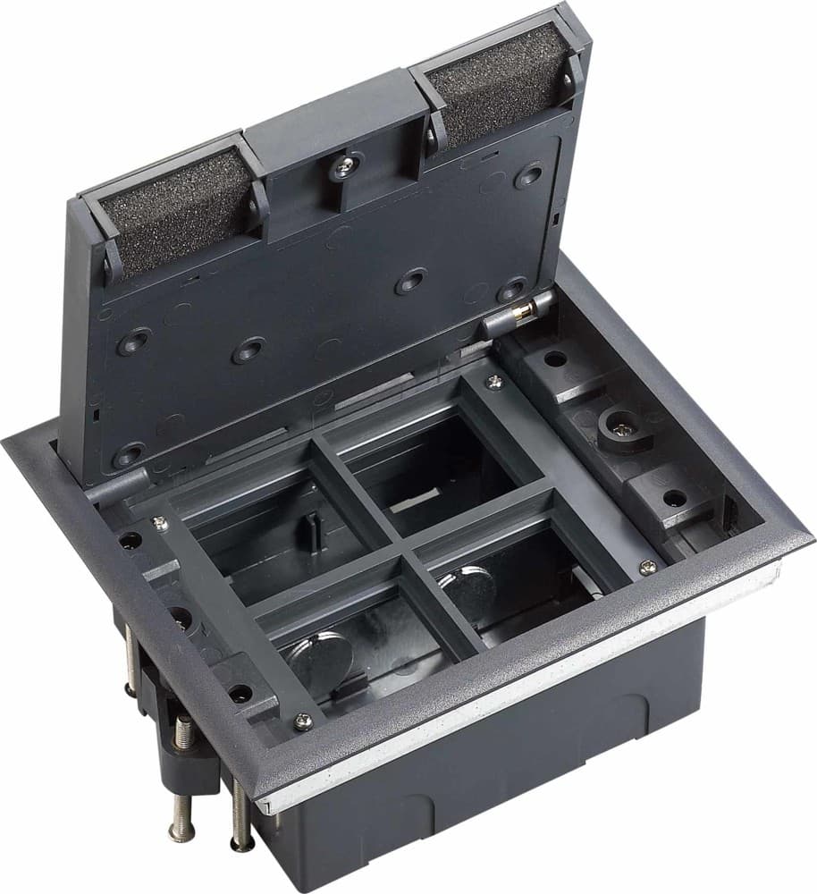 Systeme Elecrtic MultiDesk Люк на 8 модулей IP40 для фальшпола с монтажной коробкой, тип MDK10