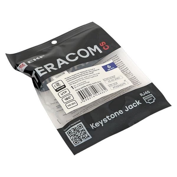 EKF Модуль Keystone TERACOM CS Cat.6 неэкранированный 110 IDC 180 градусов самозажимной (Toolless) синий — миниатюра 15