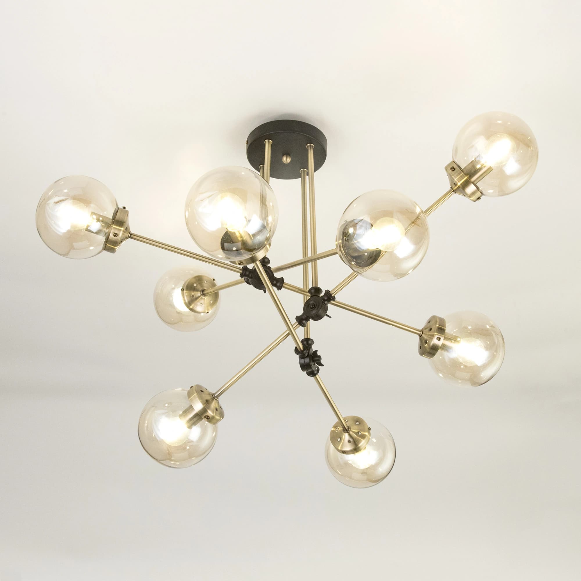 Citilux CL105185 Планета Черн+Дымч. Люстра — миниатюра 2
