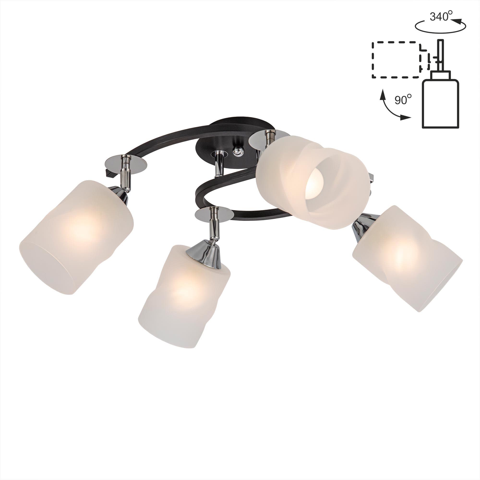 Citilux CL119241 Сиерра Черный Люстра