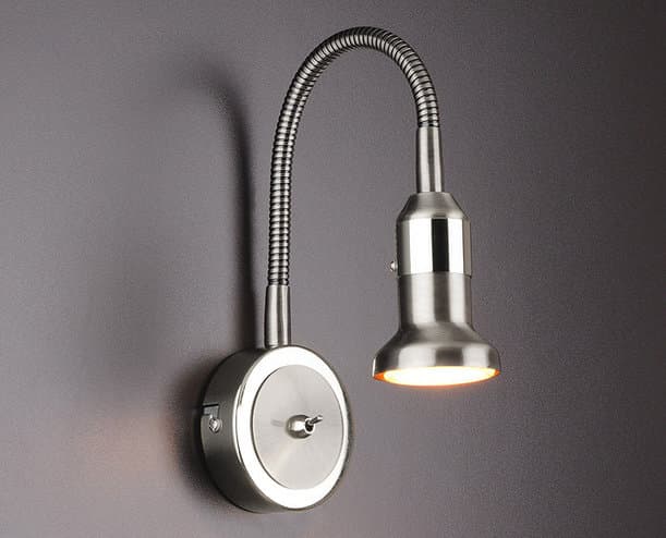 Elektrostandard 1215 MR16 / Светильник настенный Plica сатинированный никель/хром a025006