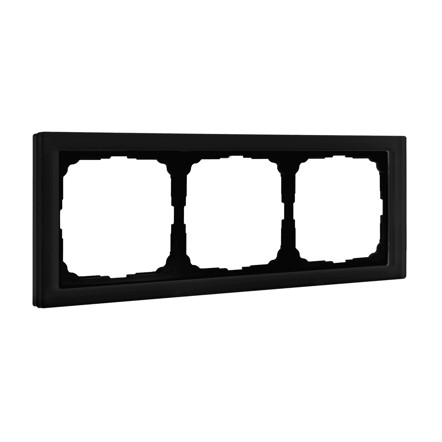 Systeme Electric ArtGallery Pure Матовое органическое стекло Черный Рамка 3-ая — миниатюра 1