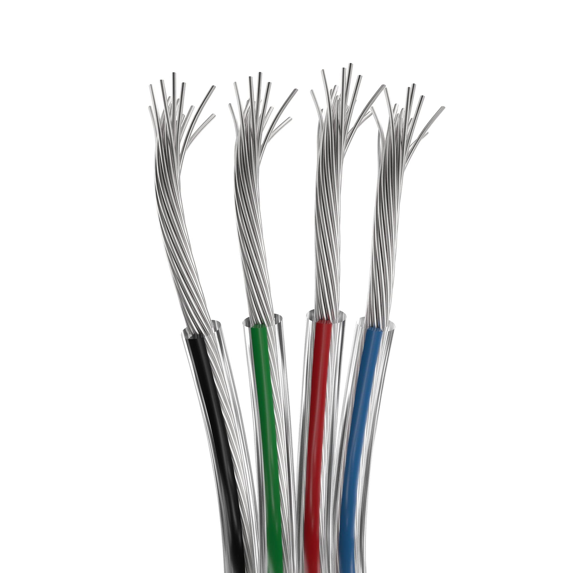 Arlight Шлейф питания ARL-22AWG-CLEAR-4Wire-CU (-) 034964
