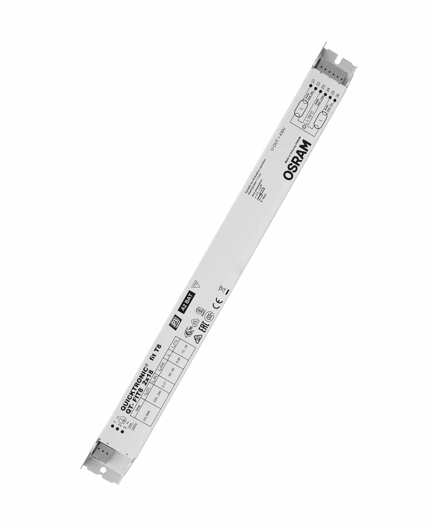 Osram ЭПРА QT-FIT8 2X18/220-240 VS20 4008321294241