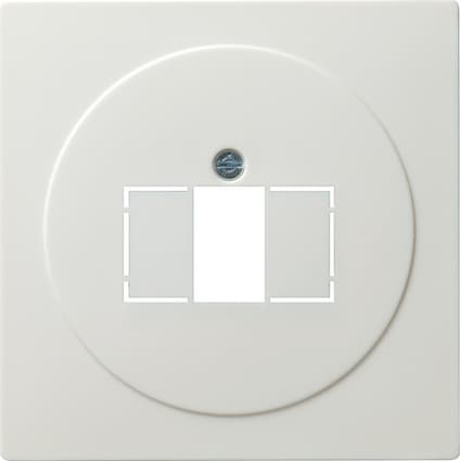 Gira S-Color Белый Накладка для телефонных TAE - и аудиорозеток 027640