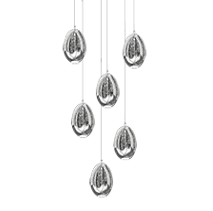 Kink Light 07866-6A,02 Подвес Берти хром d35 h200 Led 36w (4000K)
