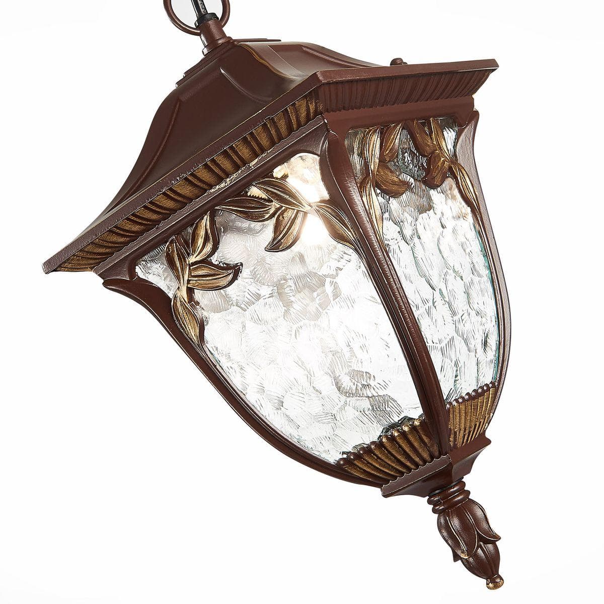 ST Luce SL083.703.01 Светильник уличный подвесной Кофейный/Кофейный, Прозрачный E27 1*60W — миниатюра 2