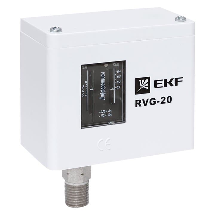 EKF PROxima Реле избыточного давления RVG-20-0,6 (0,6 МПа)