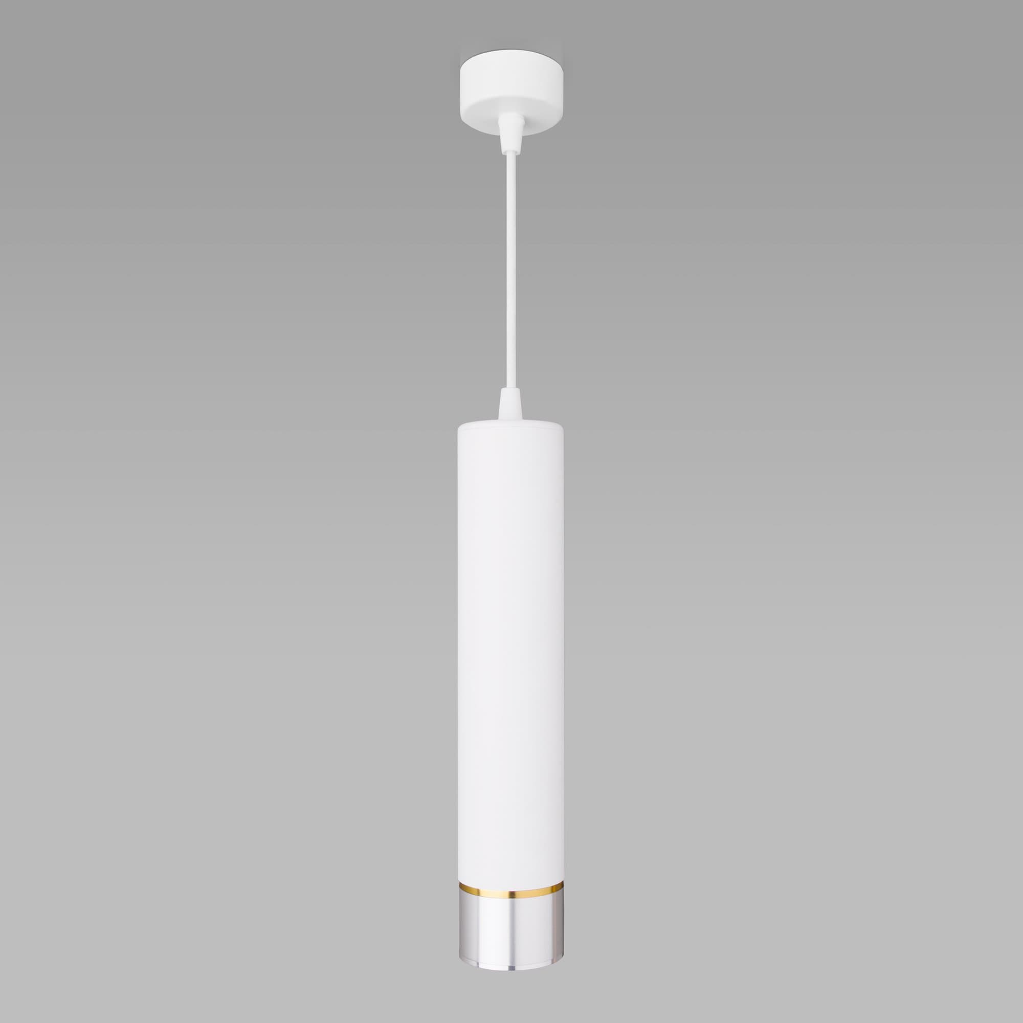Elektrostandard DLN107 GU10 / Подвесной светильник белый/серебро a047735