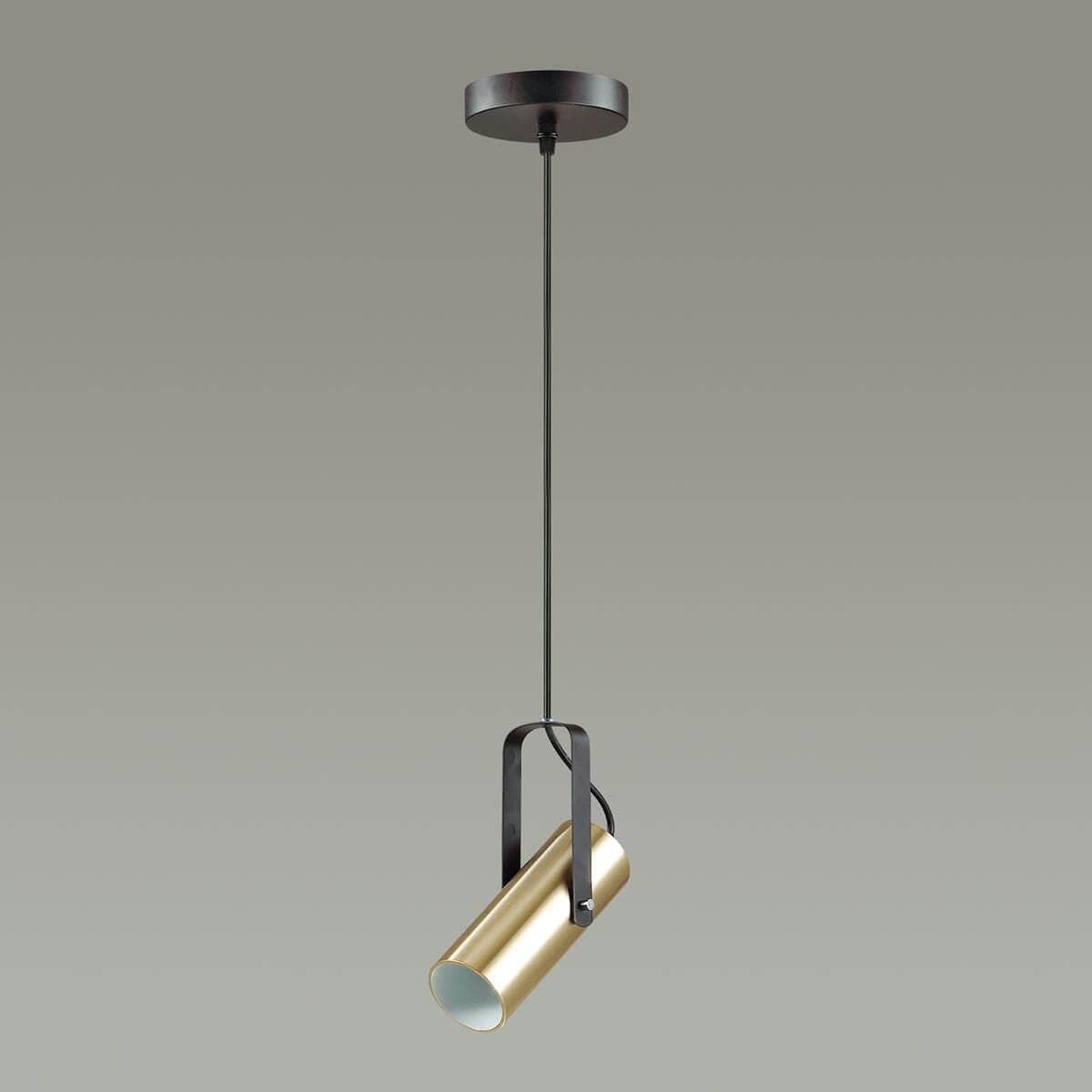 Lumion 3714/1 LN18 090 золотой, чёрный Подвес GU10 220V CLAIRE — миниатюра 3