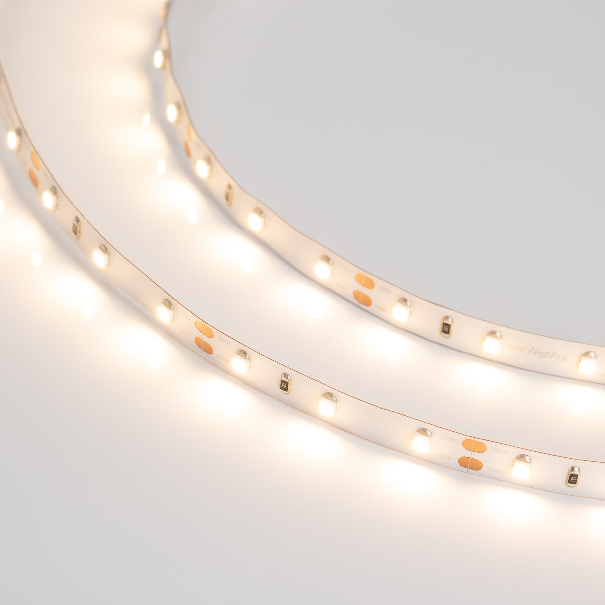 Arlight Светодиодная лента RT 2-5000 12V Warm2700 (3528, 300 LED, LUX) (4.8 Вт/м, IP20) 010597(B) — миниатюра 4