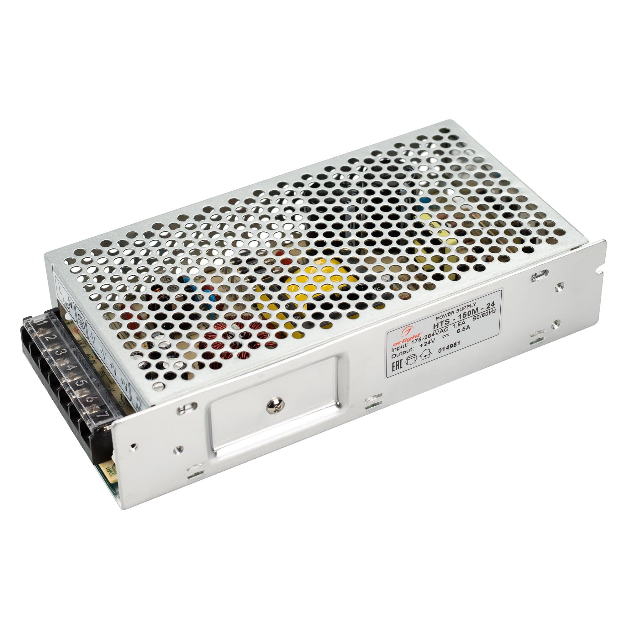 Arlight Блок питания HTS-150M-24 (24V, 6.5A, 150W) (IP20 Сетка, 3 года) 014981 — миниатюра 1