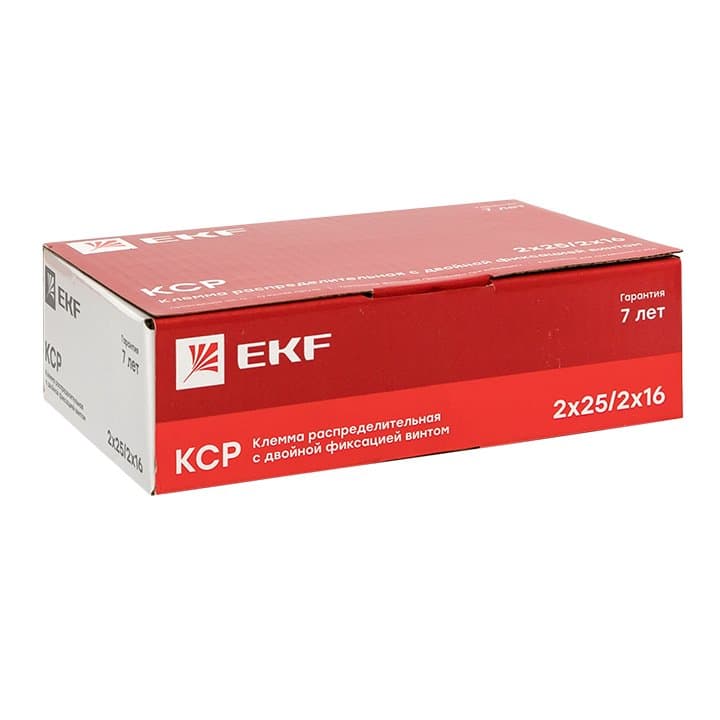 EKF PROxima Клемма распределительная КСР с двойным винтом 2x25/2x16 синяя — миниатюра 8