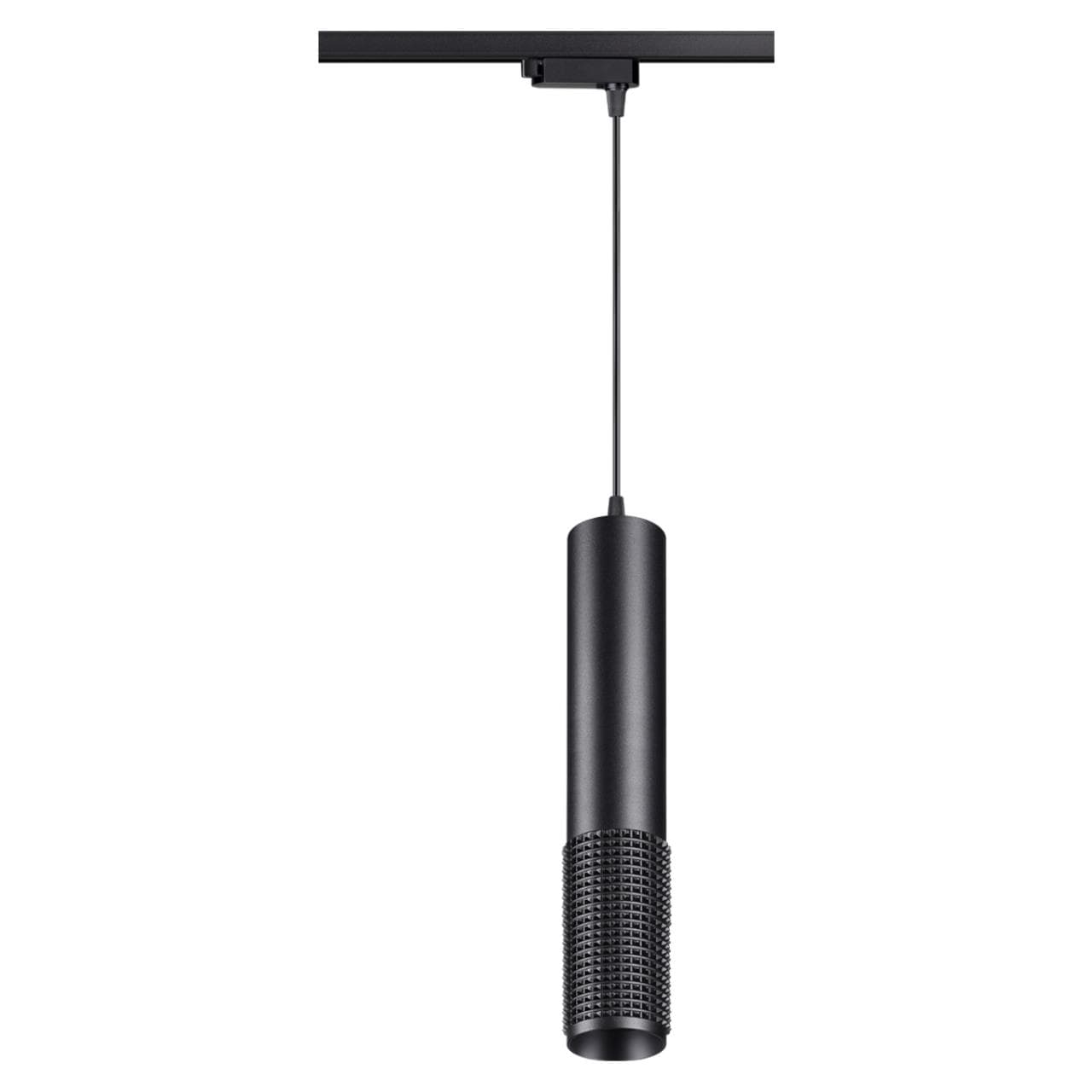 Novotech 370769 PORT NT21 000 черный Однофазный трековый светильник, провод 1м IP20 GU10 50W 220V MAIS