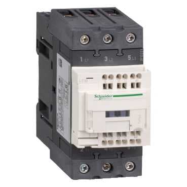 SE Contactors D Контактор 3P Everlink AC3 440В 40A пружинный зажим, катушка управления 220В AC 50/60Гц LC1D40A3M7 — миниатюра 2