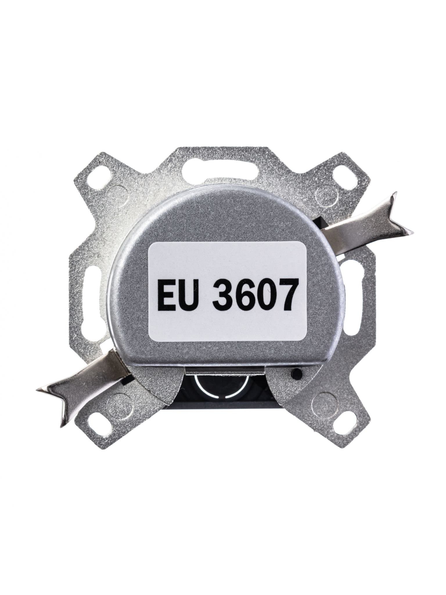 ABB EPJ Levit сталь / дымчатый чёрный Розетка TV-R, проходная, 7дБ, сталь 2CHH083607A6069 — миниатюра 4
