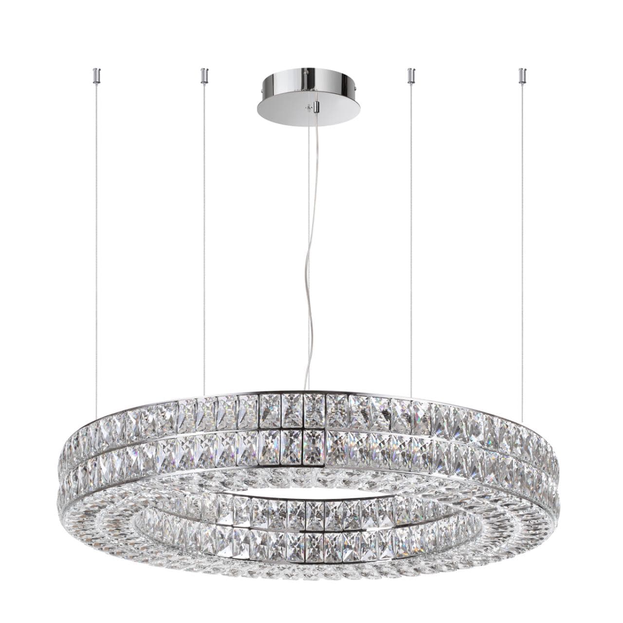Odeon Light 4927/98L L-VISION ODL24 479 хром/металл/хрусталь Люстра LED 98W 4000K 5850Лм PANTA