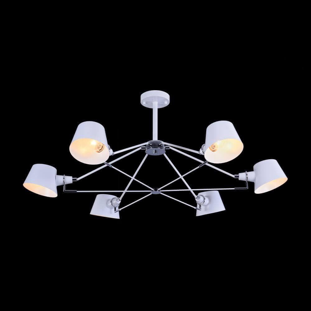 Freya Modern Abigail Белый Люстра E14 40W FR5038-CL-06-W — миниатюра 9