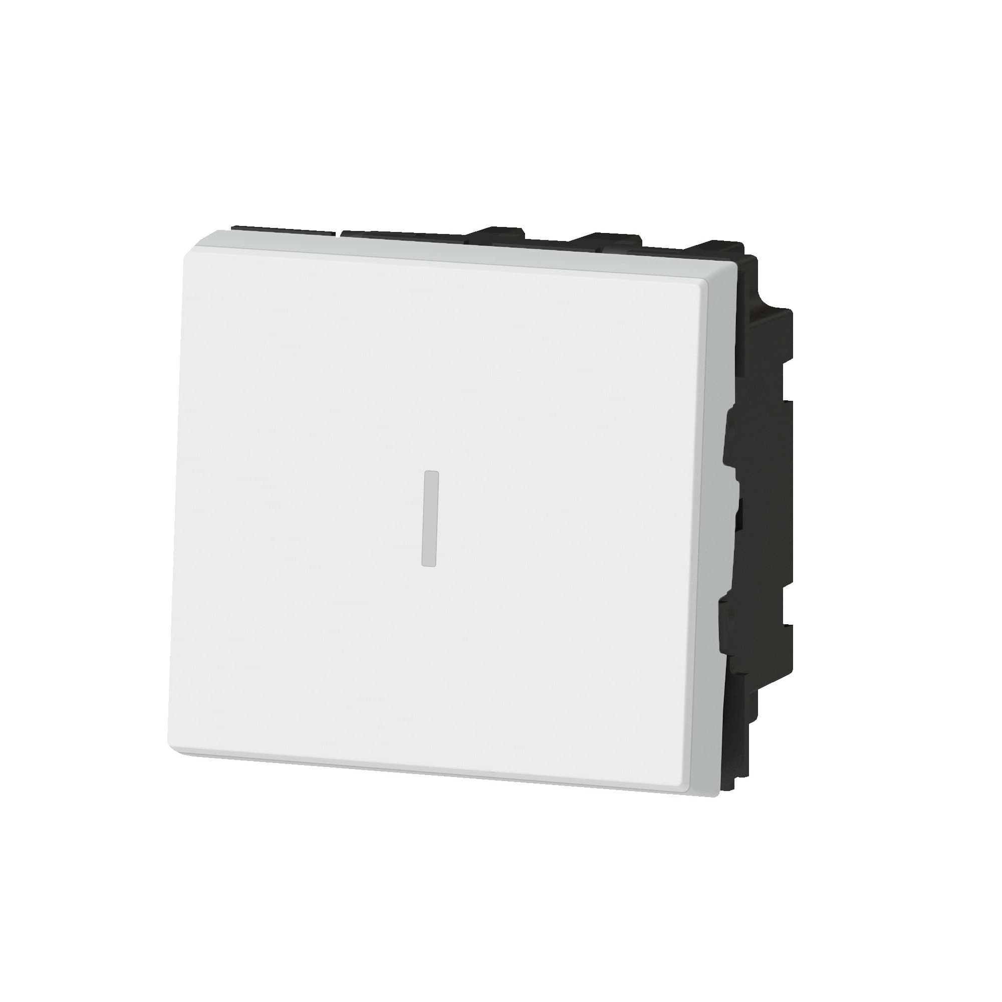 Legrand Mosaiс Промежуточный переключатель - Программа Mosaic - 2 модуля - 10 AX - белый 077021L — миниатюра 2