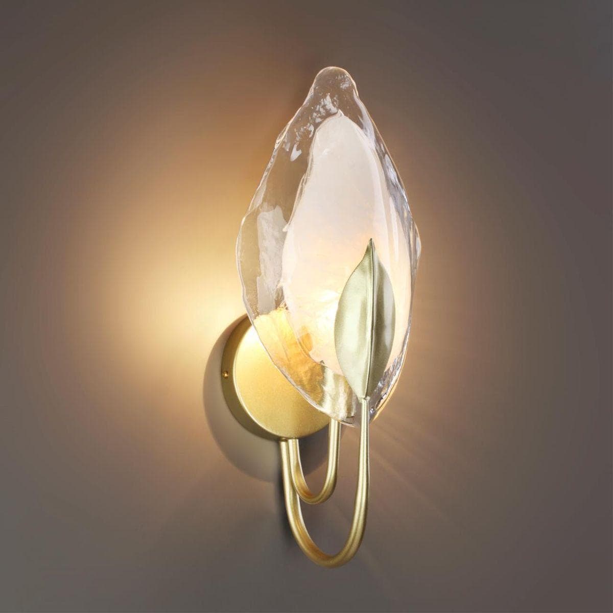 Odeon Light 4924/1W HALL ODL22 371 матов.золотой/белый/стекло Бра E14 1*40W MOKARTA — миниатюра 4