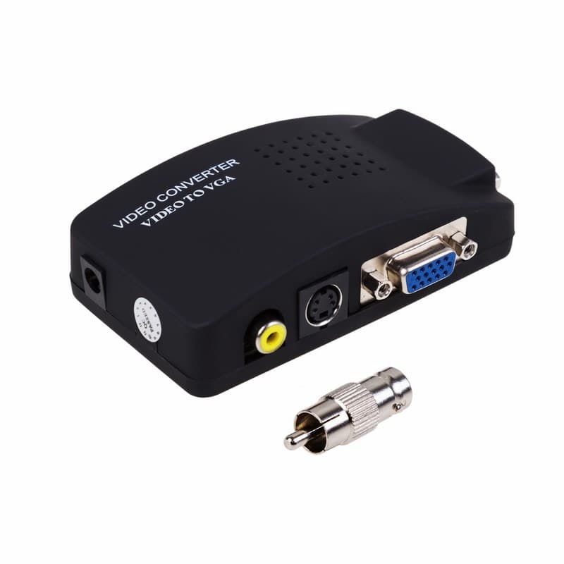 Конвертер AV RCA + S-video на VGA (+ Переход гнездо BNC – штекер RCA) Rexant 17-6932