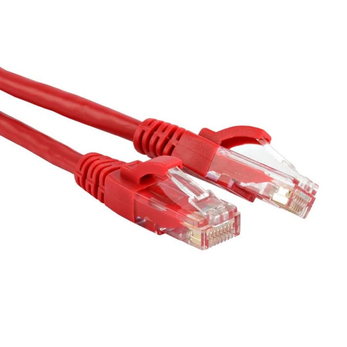 IEK ITK Коммутационный шнур (патч-корд), кат.5Е UTP, 0,5м, красный PC04-C5EU-05M — миниатюра 2