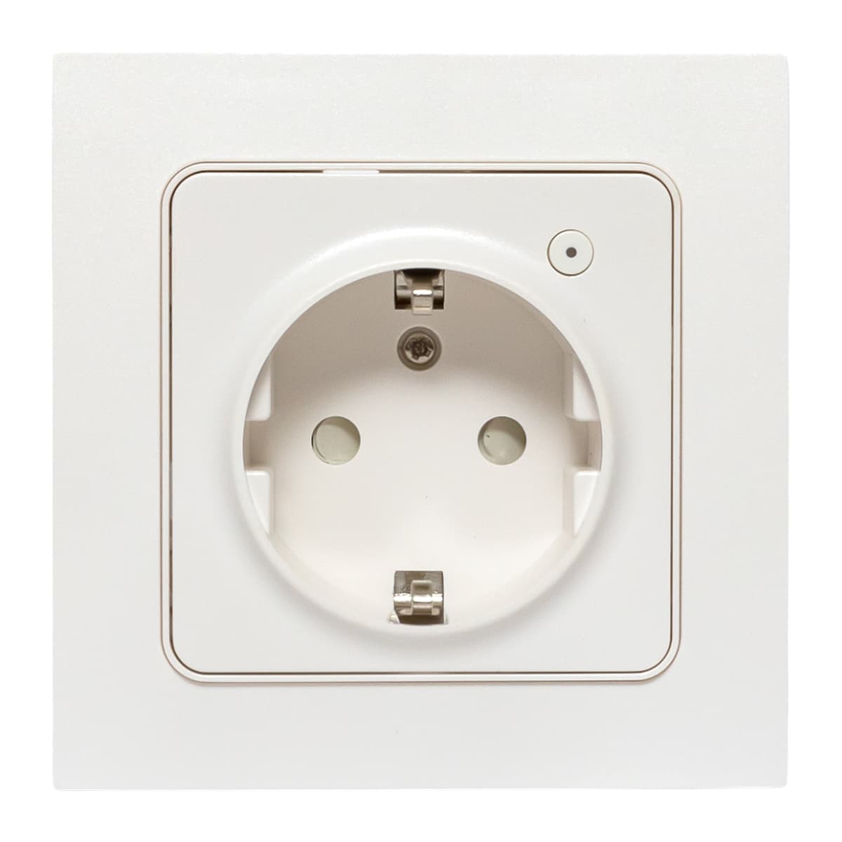 EKF Умная розетка Стокгольм 1-местная 16А белый Zigbee Сonnect