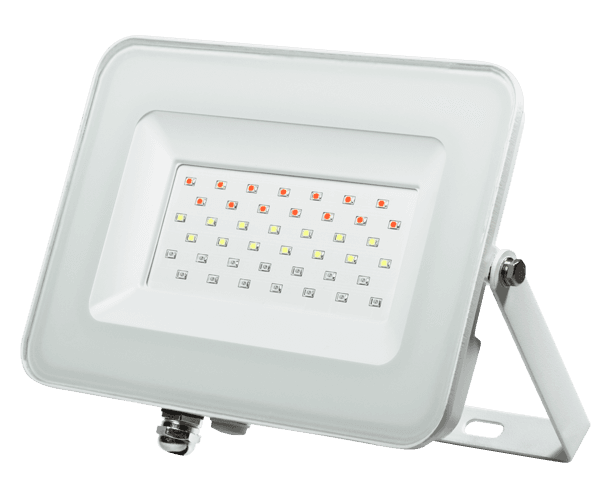 Jazzway Прожектор PFL-30W RGB WH IP65 .5012103