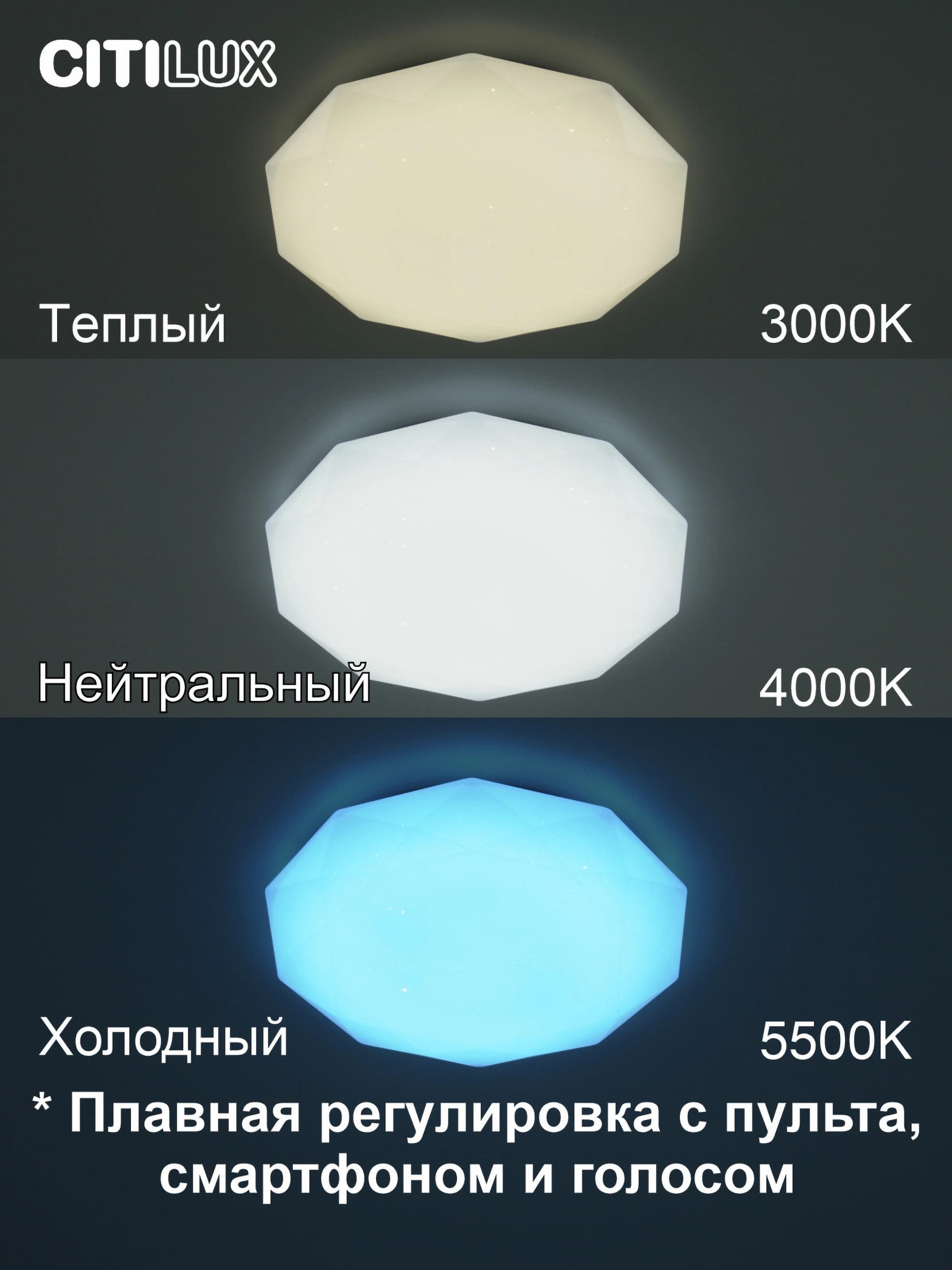 Citilux CL733330G Астрон Светильник LED с пультом — миниатюра 2