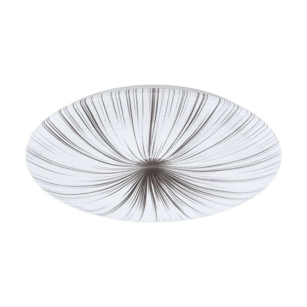 Eglo 98326 Светодный потолочный светильник NIEVES, 33W (LED), 510, H70, 3700lm, cталь, белый, /пластик, белый