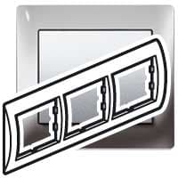 Legrand Galea Life Хром/Chrome Рамка 3-я гориз 771933 — миниатюра 2