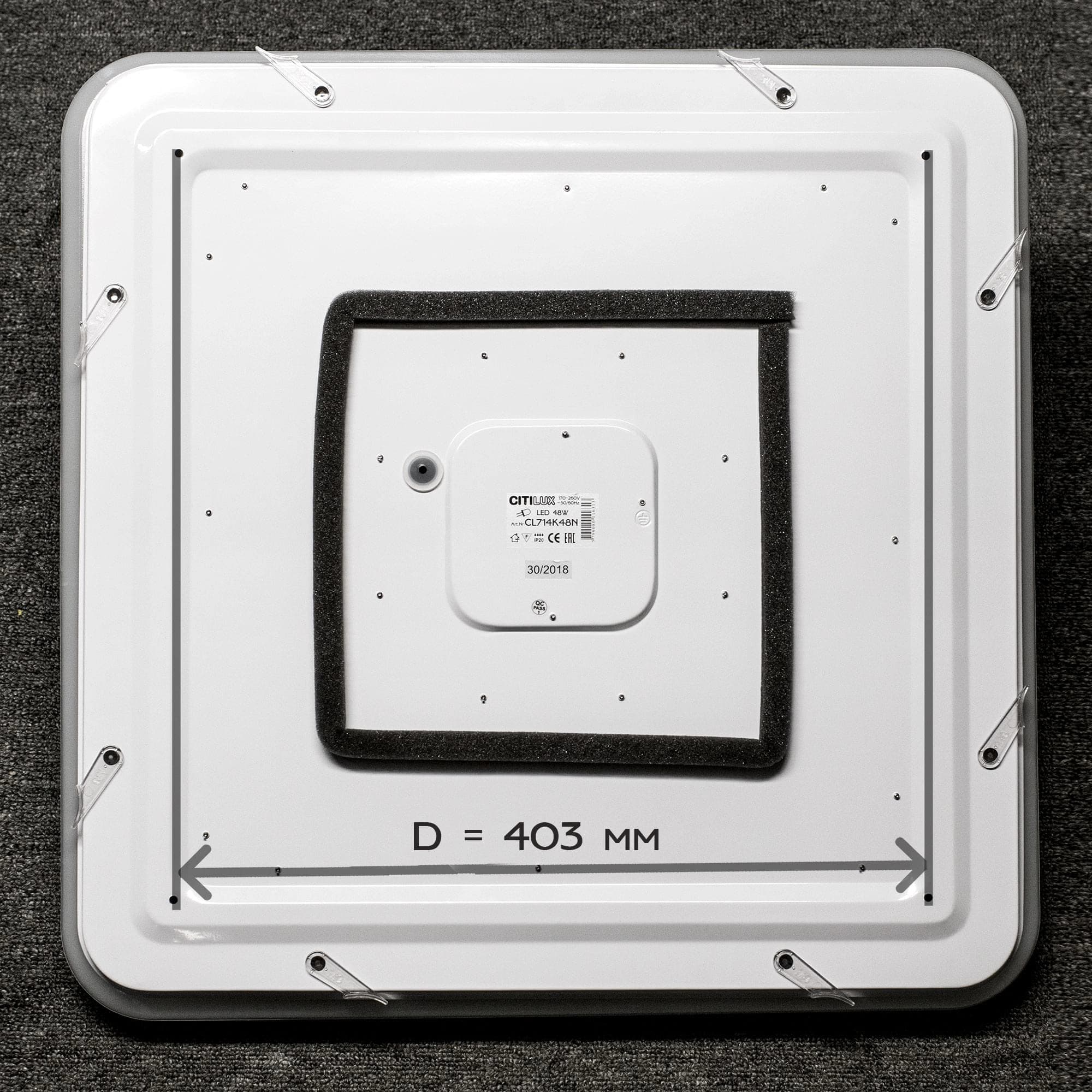 Citilux Потолочный светодиодный светильник Симпла CL714K48N — миниатюра 7