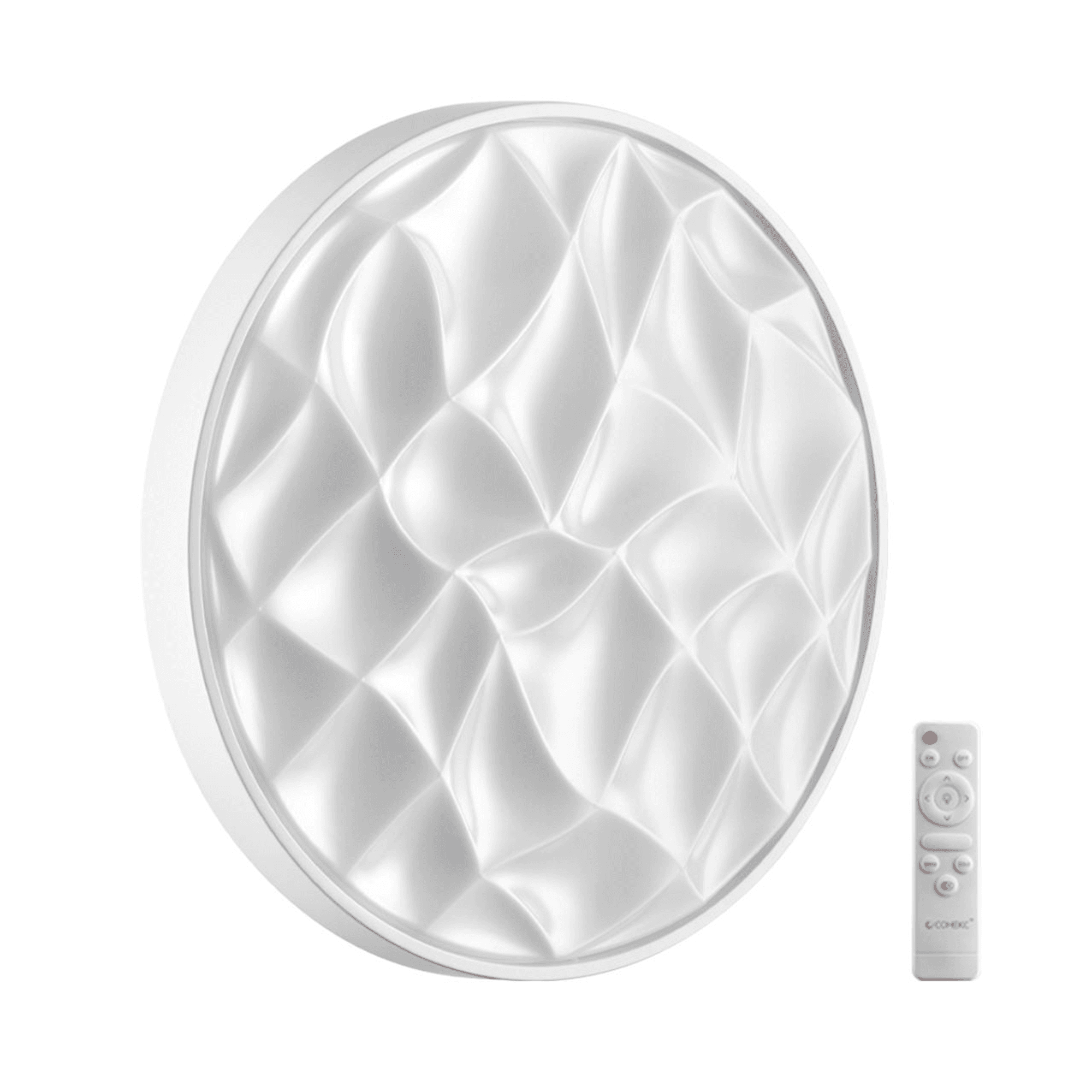 Sonex 7672/EL PALE SN 154 Светильник пластик/белый LED 70Вт 3000-6000К D485 IP43 пульт ДУ GITUM
