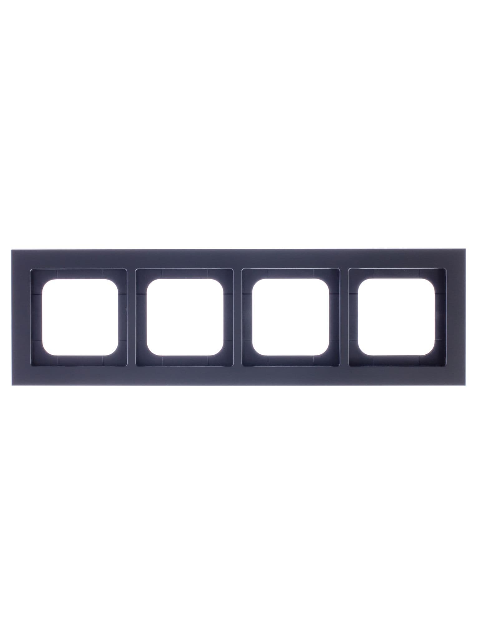 ABB Axcent металл/матовый черный Рамка 4-постовая 2CKA001754A4711 — миниатюра 2