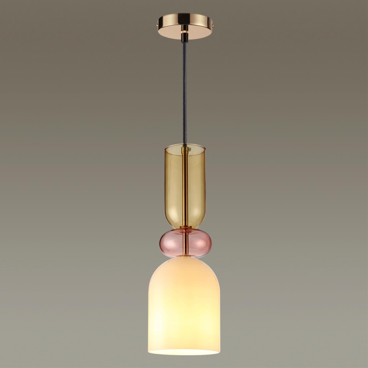 Lumion 4589/1 SUSPENTIONI LN21 золотой Подвес E27 60W 220V GILLIAN — миниатюра 3