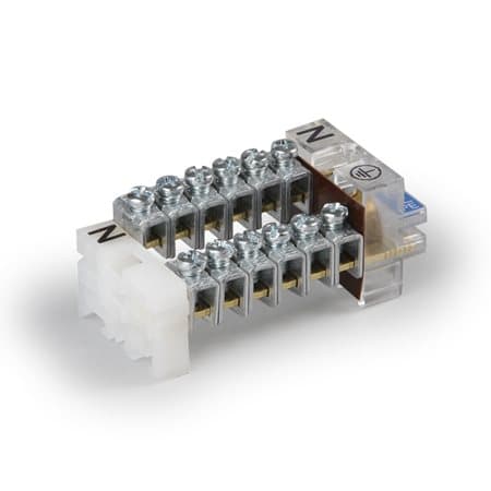 ENSTO Шина комбинированная N и PE, Cu, N 10 x 16 мм², PE 10 x 16 мм², 500 В KN4.210